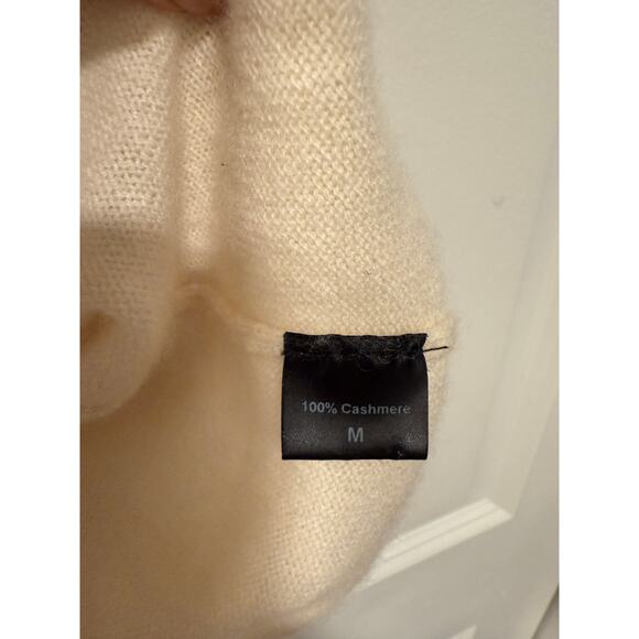 NWT! Jenni Kayne M Flynn 100% Cashmere Crewneck $325 Sweater Lightweight Ivory - Picture 8 of 8